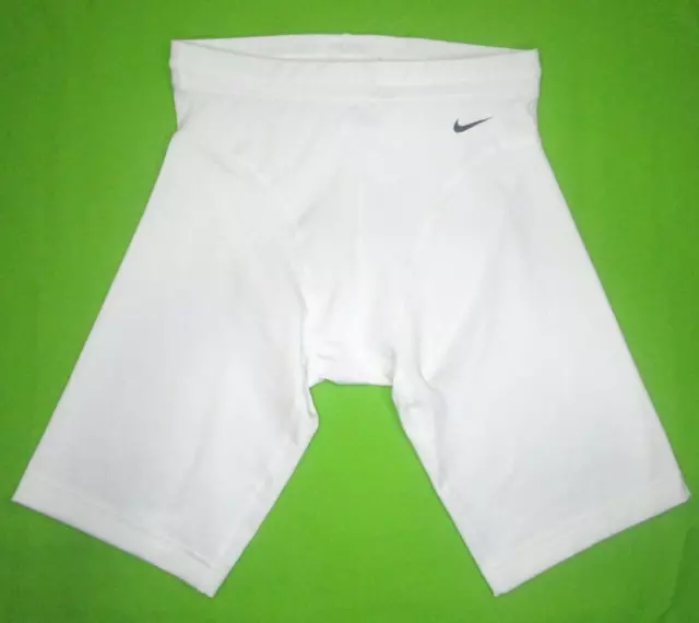 Nike Pro Elite White Compression Shorts Made in USA - Men’s Size L (337780-100)