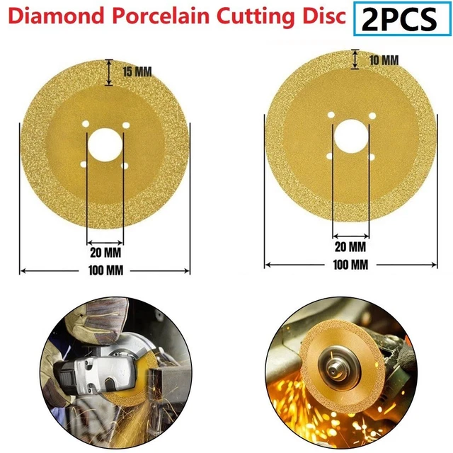 2x Piezas de repuesto de diamante Azulejos Granito Cerámica