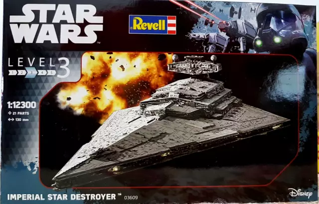 Star Wars Imperial Destroyer Guerra de las Galaxias - Revell Kit 1: 12300-03609