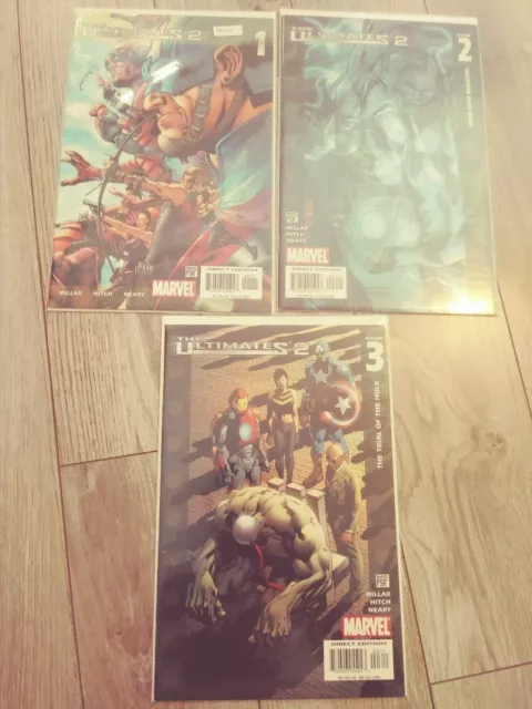 Ultimates 2 vol.1 #'s 1-8, Annual #1 High Grade Marvel Comic Book Set PA1-115