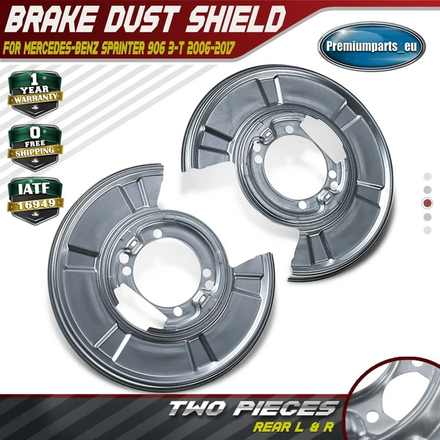 Rear Brake Disc Dust Cover Pair For Mercedes C-Class W204 S204 – Steel Shields