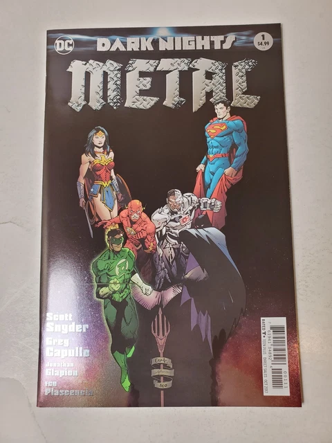DARK KNIGHTS METAL #1 🔥  Foil Cover Batman , DC Comics  🔥 NM see pics