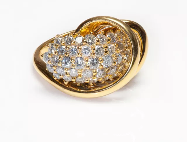 Jose Hess Spiral Gold Diamond Ring Jose Hess Spiral Gold Diamond Ring