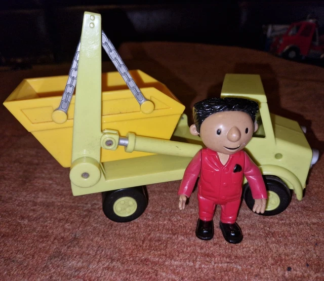 VINTAGE BOB THE Builder Friction Powered Vehicle - Skip, With JJ Figure ...