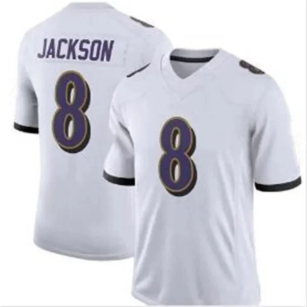 High Quality Baltimore Ravens NFL Replica Jersey White as