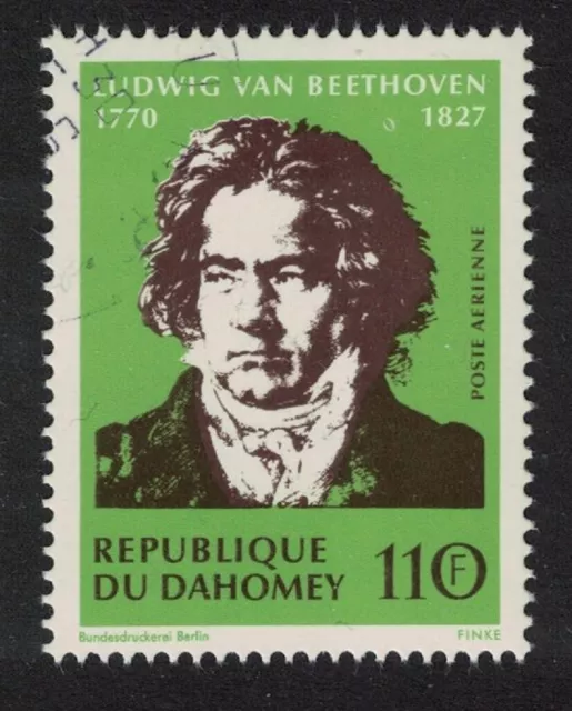 Dahomey Beethoven Great Composer 1970 CTO SG#421 MI#438 Sc#C130