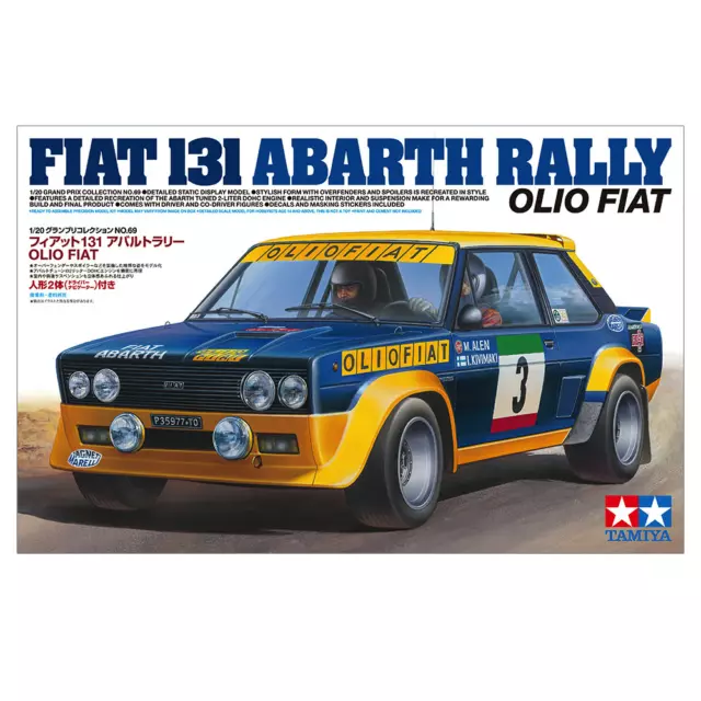 Tamiya 20069 Fiat 131 Abarth Rally Olio Fiat 1/20