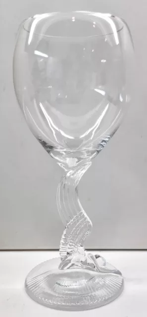 Lenox Crystal Swan Lake Non Frosted Water Goblet LAST ONE