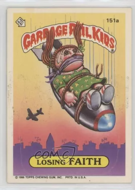 1986 Topps Garbage Pail Kids Series 4 Losing Faith #151a 00ah