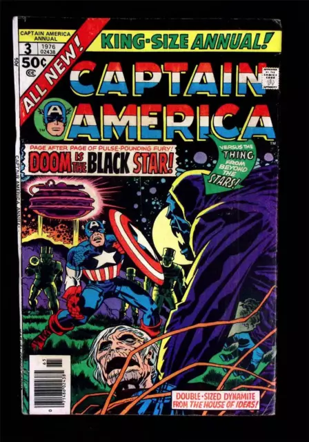 Captain America King Size Annual #3 1976 Jack Kirby