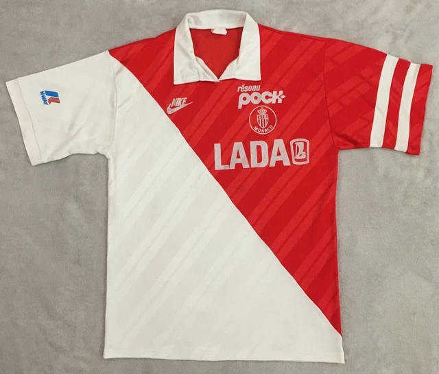 NIKE AS MONACO 2014/15 M Home Football Shirt Soccer Jersey ASM