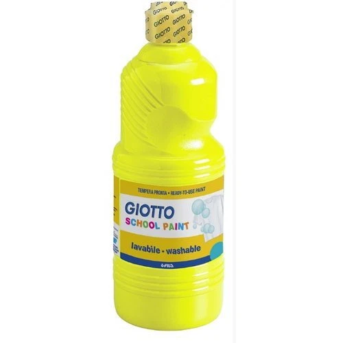 Flacone 250 ml Colore a Tempera Lavabile School Paint Giotto Fila Giallo