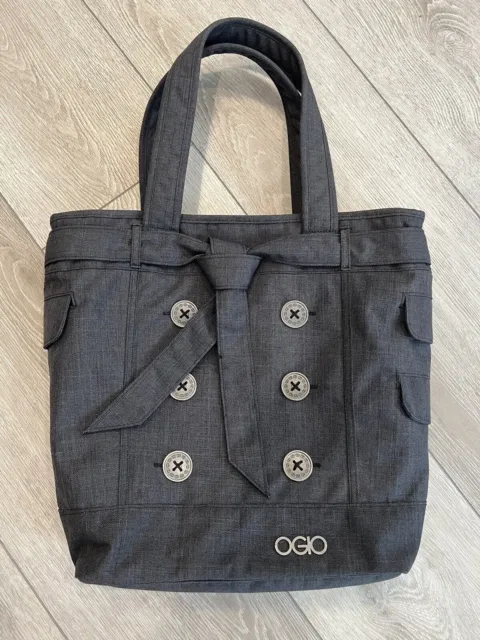 Ogio Women's Hamptons Laptop Tote Bag in Dark Grey heathered