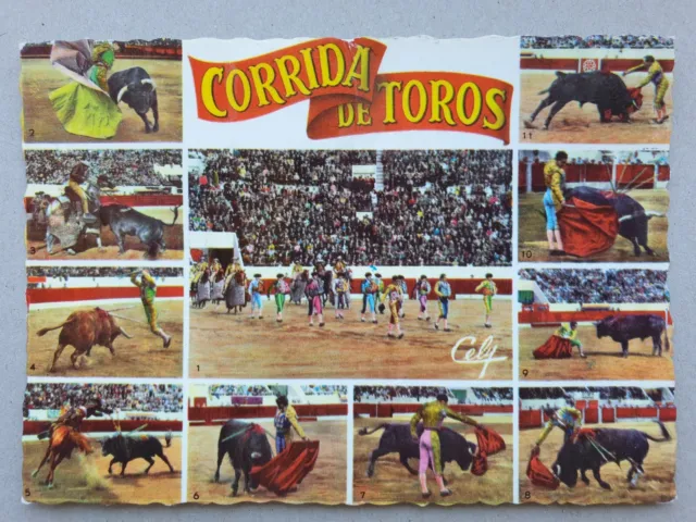CORRIDA DE TOROS Vintage Postcard (Spain Bullfighting)