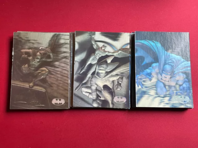 1996 Fleer/Skybox Batman Holo Series Silver Foil Card Set 1-50