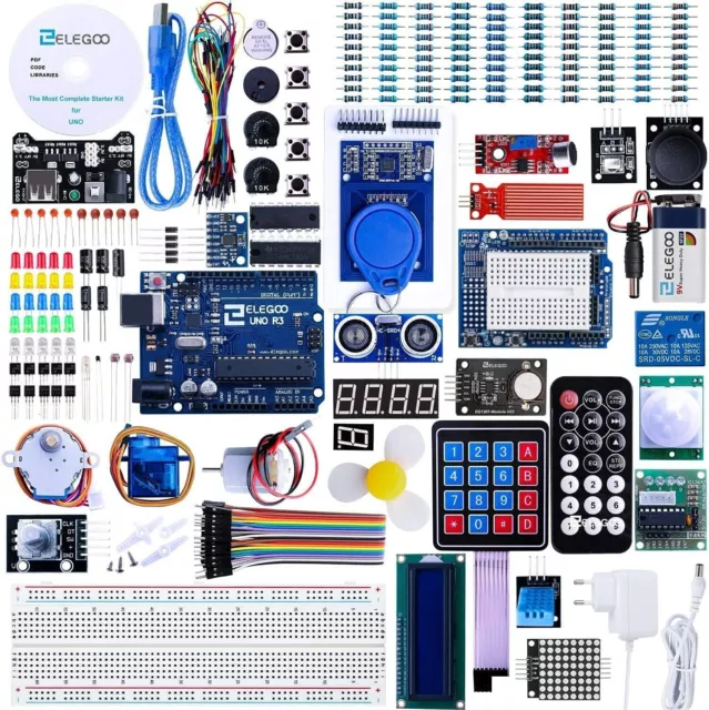 ELEGOO R3 Ultimate Starter Kit Kompatibel mit Arduino Vollständigster 200 Teile