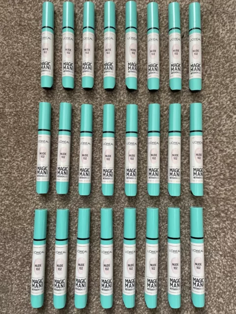 L’Oréal Magic Mani Retouch & Go Pens x 24 Bundle Job Lot Wholesale Nail Polish