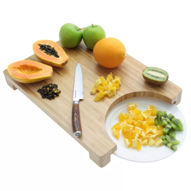 Bamboo Large Chopping Board and Plate Cutting Board 40x30cm