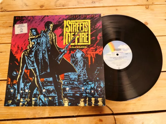 Streets Of Fire Bof Lp 33T Vinyle Ex Cover Ex Original 1984