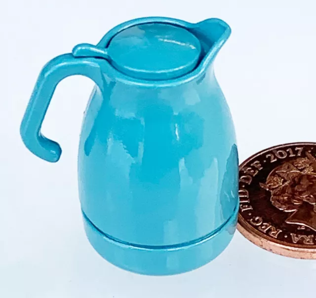 Blue Kettle Serving Jug Tumdee 1:12 Scale Dolls House Kitchen Drink Accessory