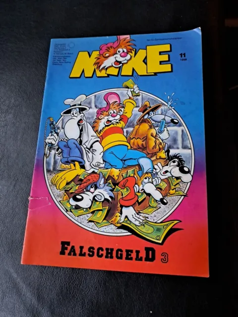 MIKE Nr. 11/1988 • Falschgeld 3 • Werbe-Comic • DG-Verlag