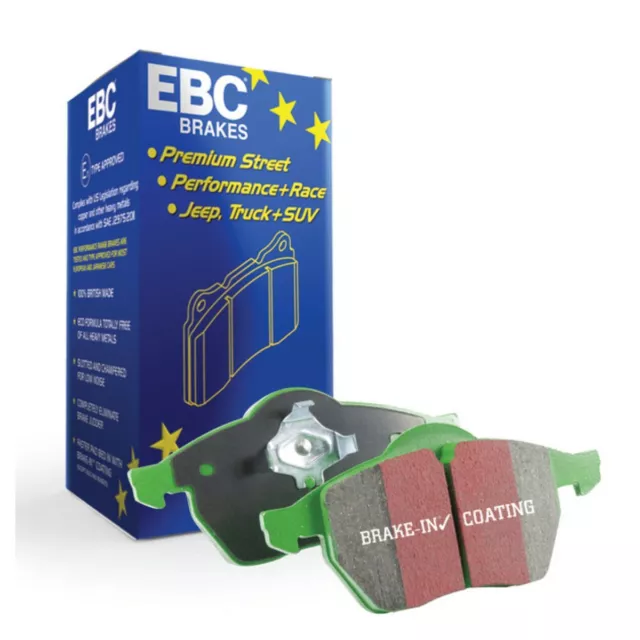 Bremsbelagsatz EBC BRAKES Green Stuff DP2680, Hinten