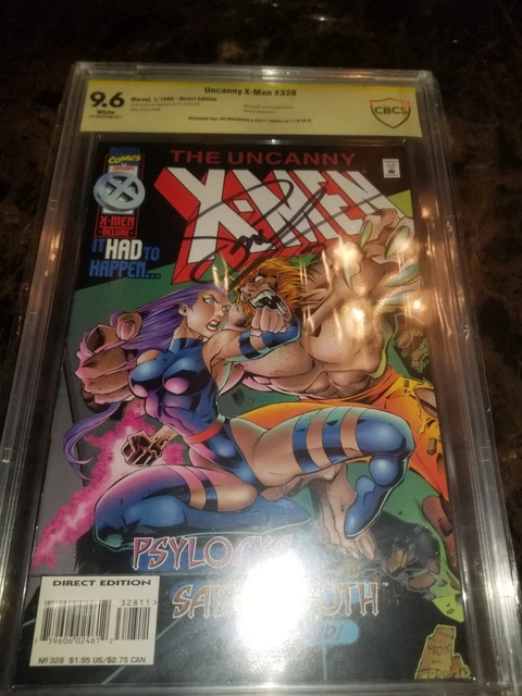 Uncanny X-Men #328  9.6 CBCS (cgc pgx)  SIGNED JOE MADUREIRA SCOTT LOSDELL