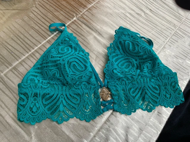 Soutien-gorge Triangle Undiz Wrapiz Taille S Bleu - Sans Armature, Neuf Avec étiquettes, EAN 6522263390031