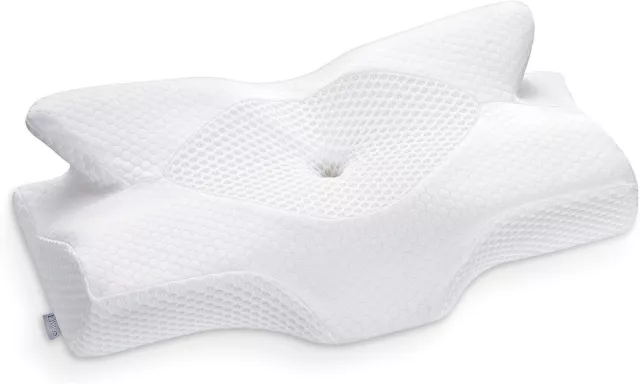 Elviros Cervical Memory Foam Pillow, Contour Pillows for Neck and Shoulder Pain