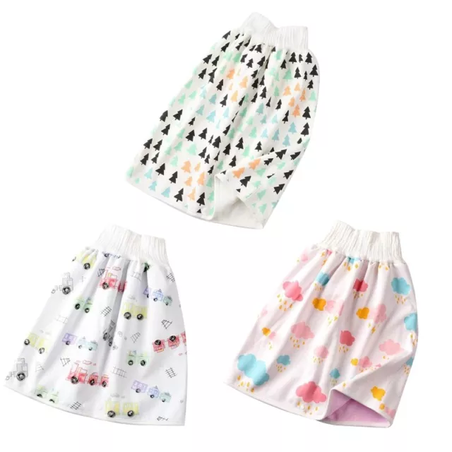 2 in 1 Children Baby Diaper Skirt Shorts Cotton Potty Training Nappy Pants