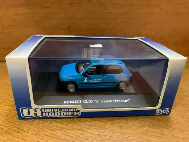 UH Universal Hobbies Renault CLIO 1 France telecom  3 portes  en boite