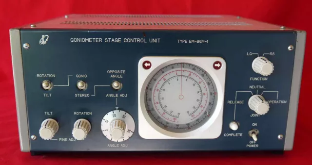 Rare : goniomètre Jeol control unit EM-BGM-1 pour pièces