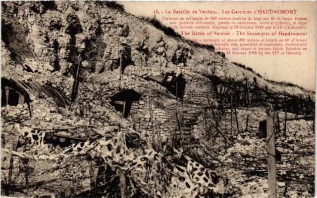 CPA AK Militaire - The Battle of Verdun - Les Carrieres d'Haudromont (698329)