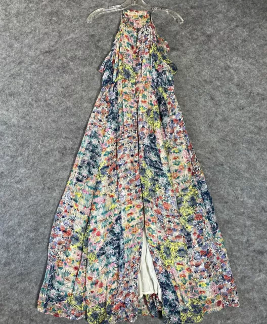 Meadow Rue Anthropologie Allerton Maxi Dress Size XS Floral Lined