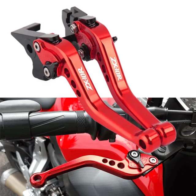 Motorcycle Short Brake Clutch Levers For KAWASAKI ZX-10R 2004-2019