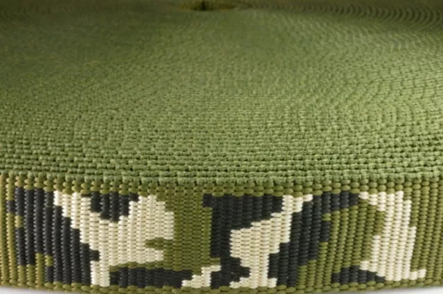 Tejido de polipropileno de camuflaje verde 20 mm