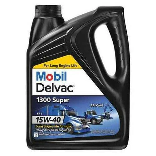 Mobil Delvac 1300 Super Heavy Duty Synthetic Blend Diesel Engine Oil 15W-40 1Gal