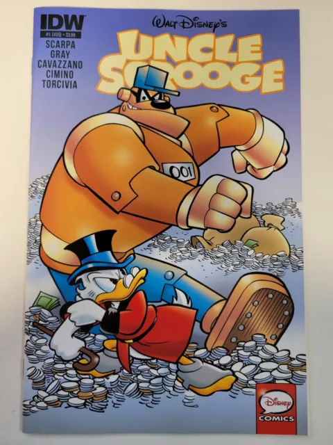 Uncle Scrooge #1 Disney IDW 2015 Series 9.4 Near Mint