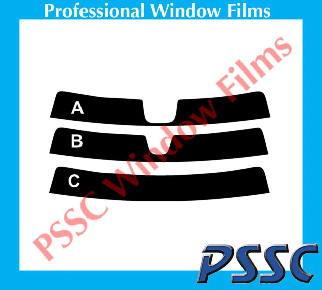 PSSC Pre Cut Sun Strip Car Window Films - Mercedes E350 4 Door 2010 to 2015