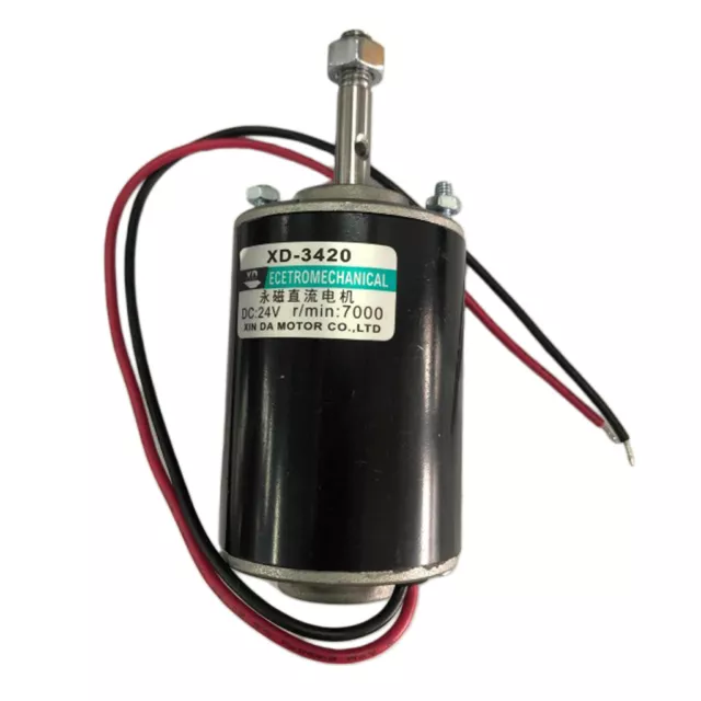 24V 30W Permanent Magnet DC Motor High Speed CW/CCW DIY Generator 7000RPM