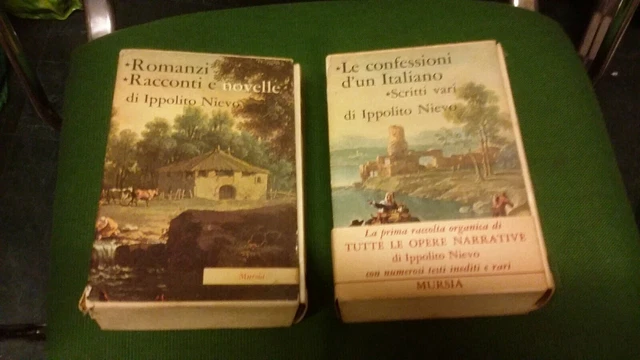 TUTTE LE OPERE NARRATIVE DI I. NIEVO, MURSIA. 1967, 2 VOLL, 10ag21 TUTTE LE OPERE NARRATIVE DI I. NIEVO, MURSIA. 1967, 2 VOLL, 10ag21