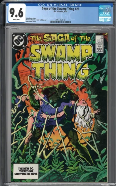 Saga of the Swamp Thing #23 1984 CGC 9.6  Alan Moore Tom Yeates