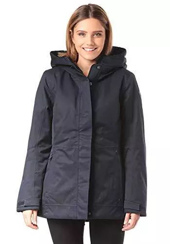 CMP Damen Softshelljacke PFC Frei wattierte Outdoorjacke, Schwarz blau, 34