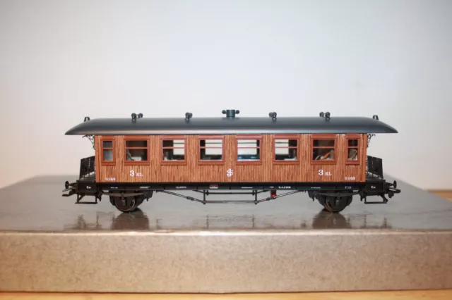 Märklin Art:42702 Personenwagen (Holz) C3d (2. Bauart) Nr. 2168 der SJ ,Spur HO