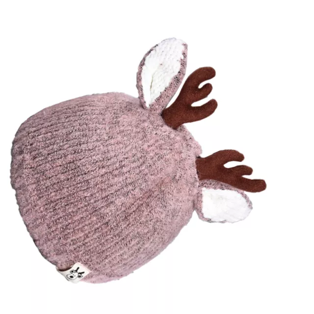 Set of 2 Newborn Cute Reindeer Antlers Knitted Hat Christmas Baby Hats 2