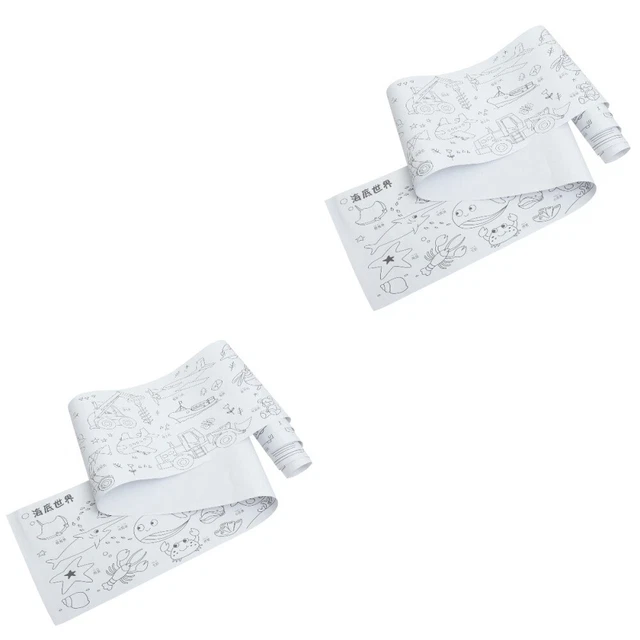 Rotolo Carta Da Colorare Unicorno - 10 Fogli 150x300cm Per Bambini Creativi - Foto 6