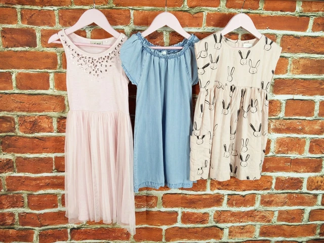 Girls Bundle Age 3-4 Years Next Dresses Sleeveless Summer Ballet Rabbit 104Cm