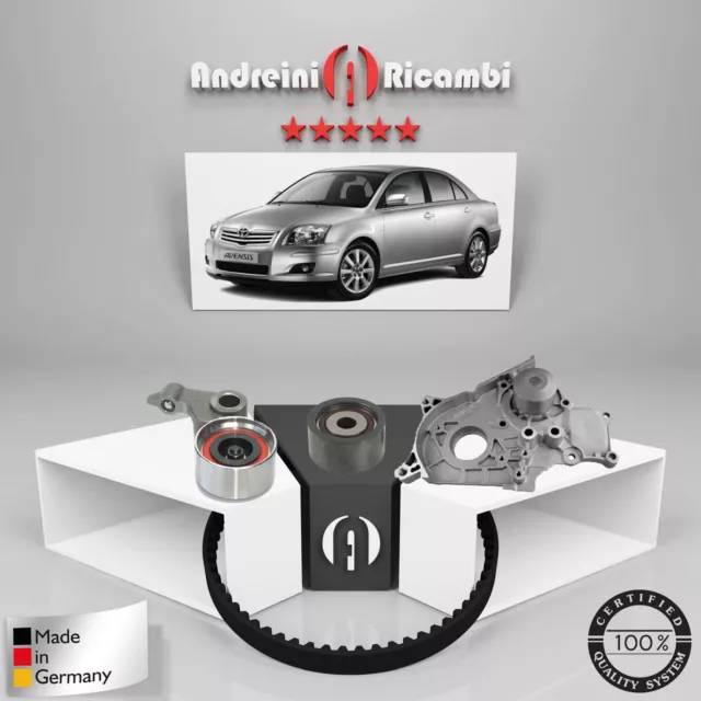 Kit Distribuzione + Pompa Acqua Per Toyota Avensis Ii 2.0 D-4D 85Kw 116Cv 2006