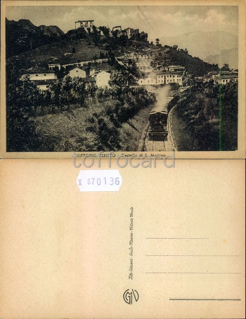 Treviso Provincia-Vittorio Veneto-Castello Di S.martino-Treno-B87-136