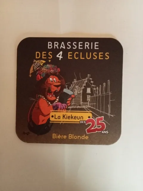 Sous Bock : La KieKeun des 25 ans - Brasserie des 4 écluses / Dunkerque - France